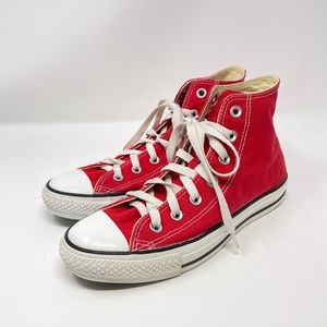 Converse Chuck Taylor All Star High Top Sneakers Red